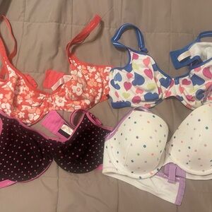 Lot of 4 Cacique bras 42C EUC